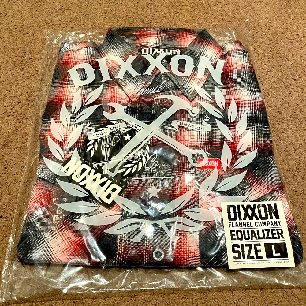 Dixxon “The Equalizer” Flannel Men’s L NIB